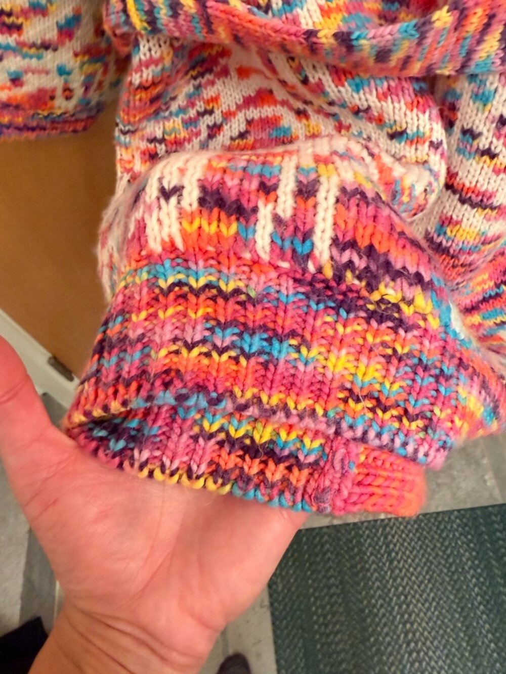 Farm Rio Multicolored Wild Hearts Cardigan - Picture 15 of 16